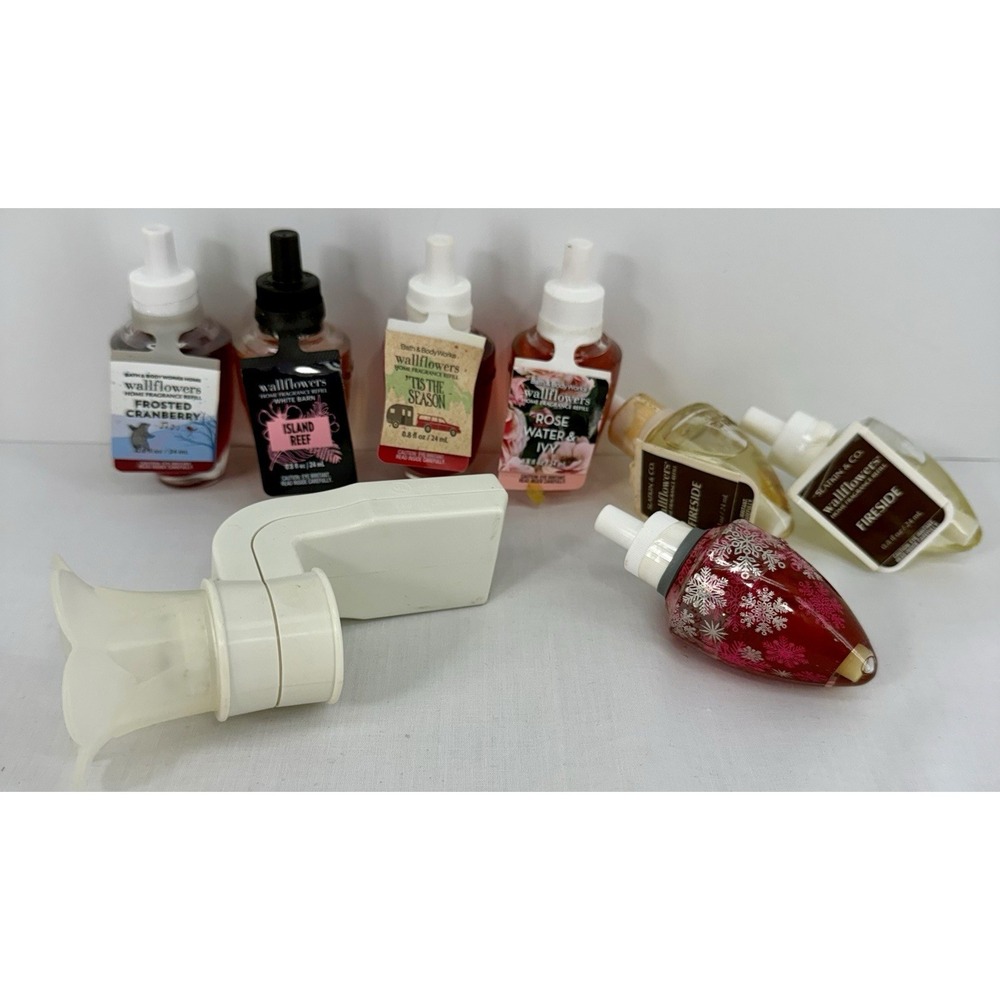 Bath & Body Works Wallflower Refill Bulb‎ LOT Of 7 MULTI Scents Ltd Ed Rare